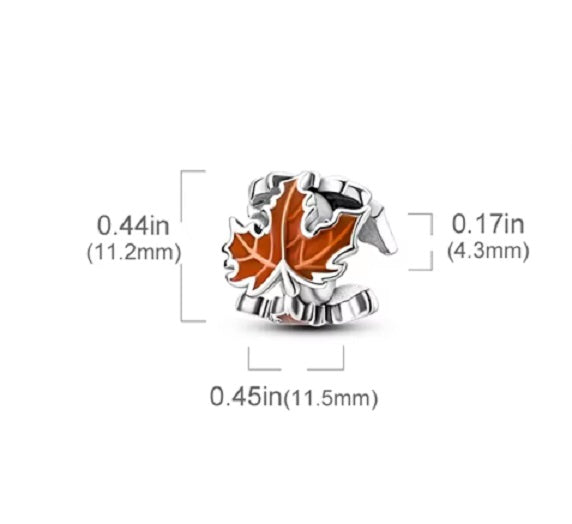Maple Leaf Autumn Charm