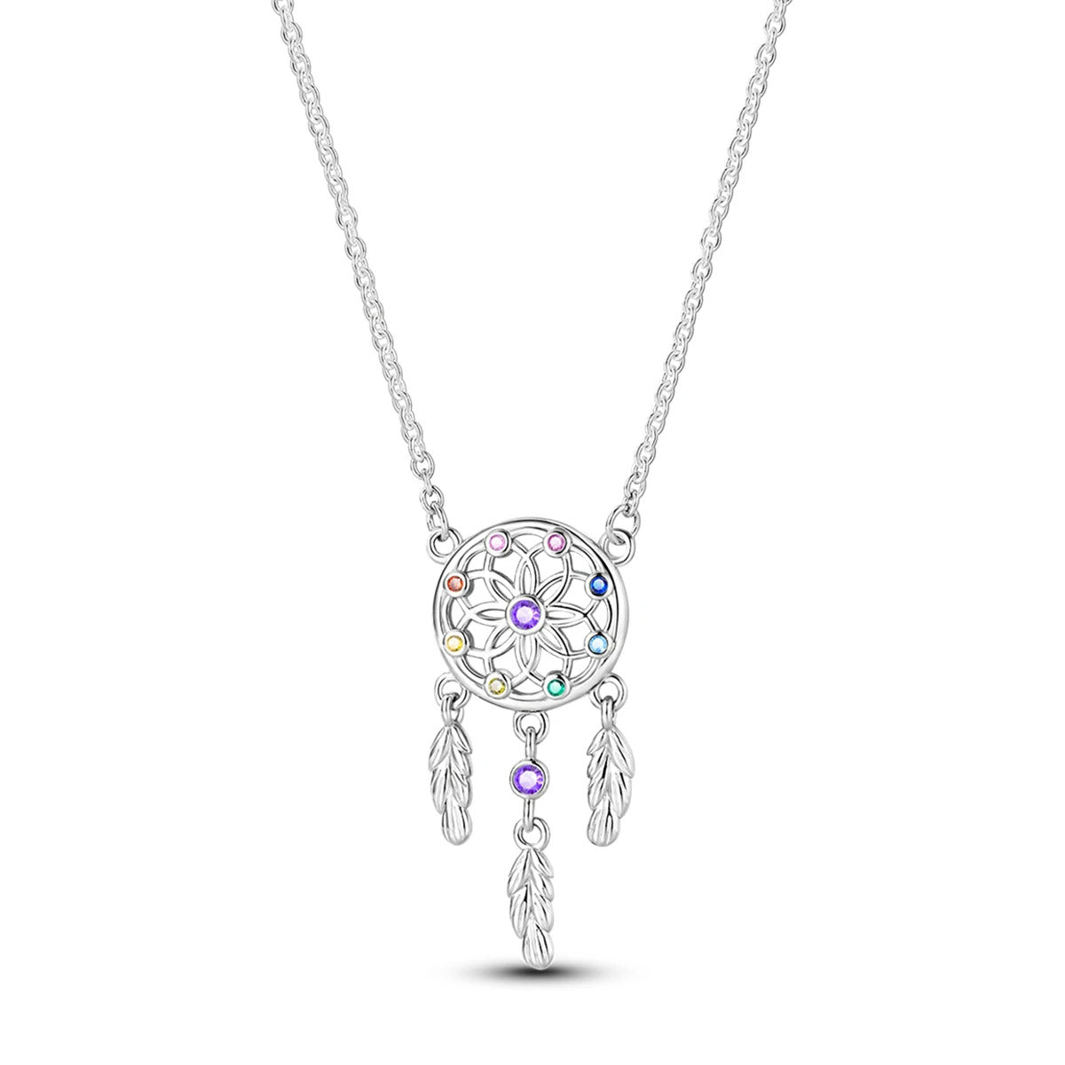 Dreamcatcher Silver Necklace