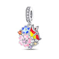 Cherry Blossom Butterfly Charm