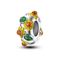Green Leaves Sunflowers Charm