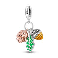 Acorn Leaf Charm