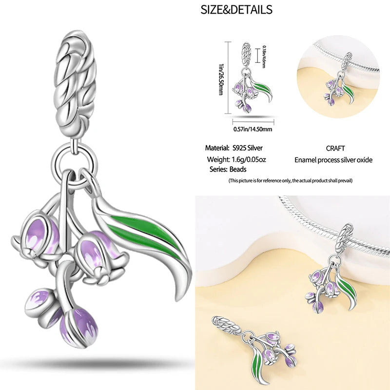 Snowdrop Flower Charm