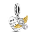 Infinity Heart Charm