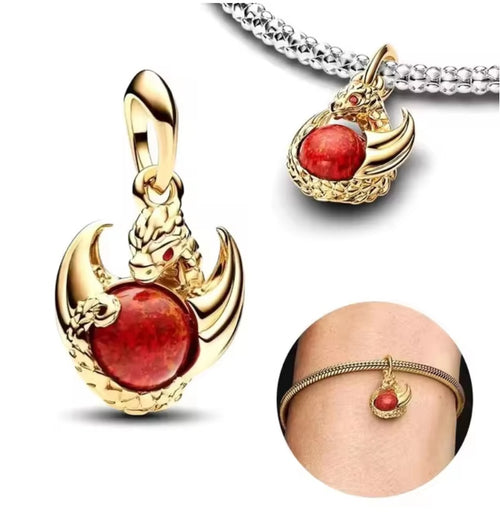 Dragon Fire Game of Thrones Charm