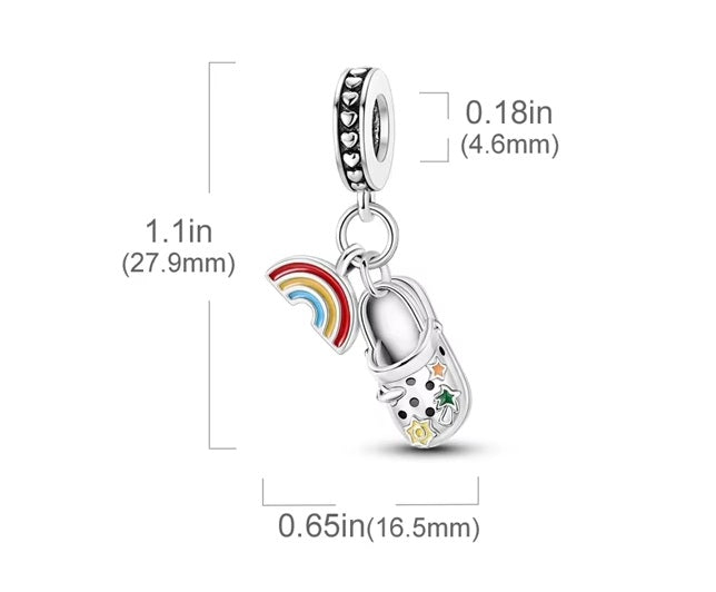 Shoe Rainbow Charm