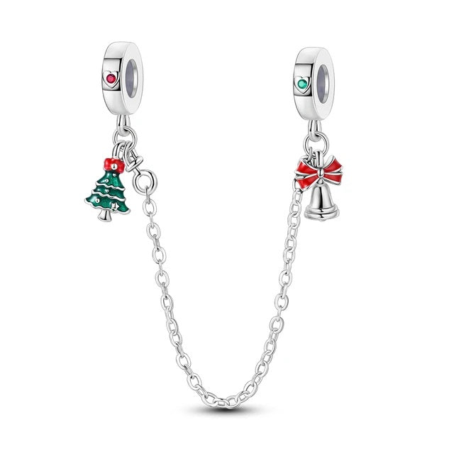 Christmas Tree Bell Charm