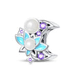 Pearl Crystal Flower Charm