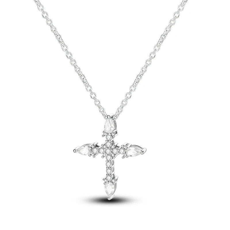 Cross Silver Necklace