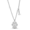 Pet Paw Bone Silver Necklace