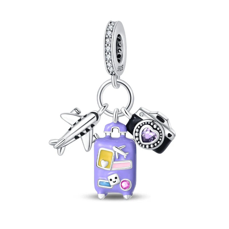 Airplane Camera Travel Charm