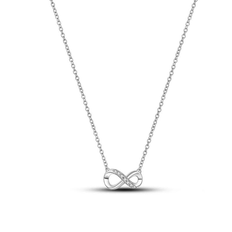Infinity Silver Necklace