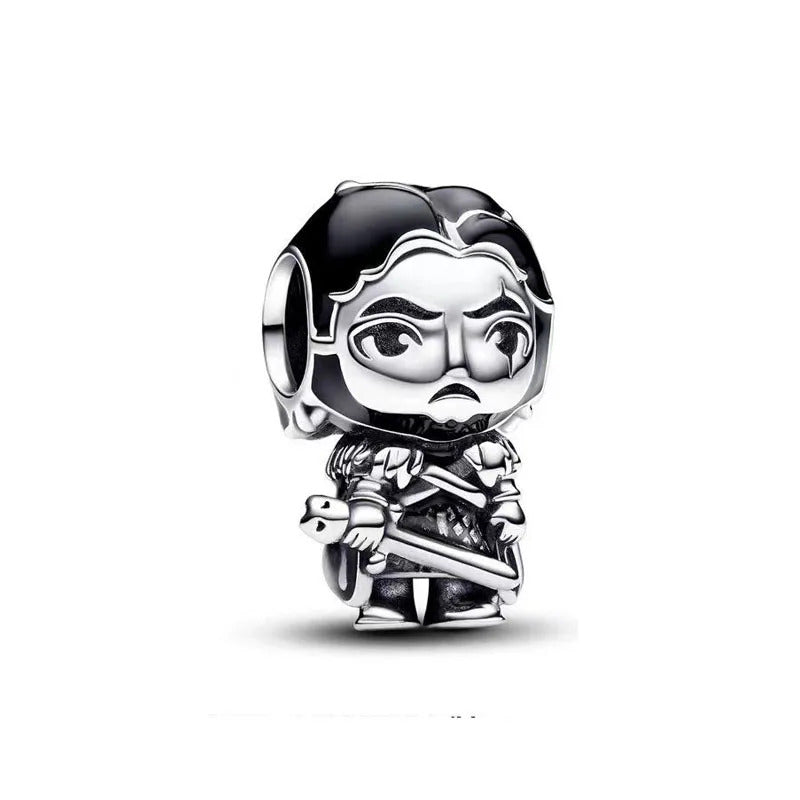 Jon Snow King Game of Thrones Charm