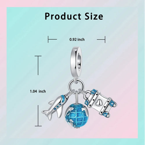 Airplane Travel Charm