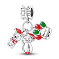 Christmas Cat Dog Charm